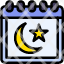 calendar-date-time-moon-star-symbol-icon