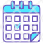 calendar-date-year-day-purple-blue-icon