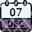 calendar-december-seven-date-monthly-time-month-schedule-icon