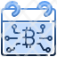 calendar-digital-currency-bitcoin-cryptocurrency-date-icon