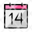 calendar-february-date-valentine's-day-celebration-icon