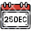 calendar-filloutline-christmas-december-time-date-schedule-icon
