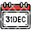 calendar-filloutline-new-years-eve-time-date-december-icon
