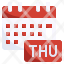 calendar-flaticon-thursday-schedule-date-time-icon