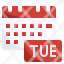 calendar-flaticon-tuesday-schedule-date-time-icon