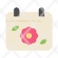 calendar-flower-date-spring-icon