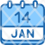 calendar-january-fourteen-date-monthly-time-and-month-schedule-icon