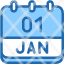 calendar-january-one-date-monthly-time-and-month-schedule-icon