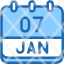 calendar-january-seven-date-monthly-time-and-month-schedule-icon