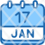 calendar-january-seventeen-date-monthly-time-and-month-schedule-icon