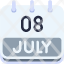 calendar-july-eight-date-monthly-time-and-month-schedule-icon