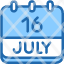 calendar-july-sixteen-date-monthly-time-and-month-schedule-icon