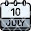 calendar-july-ten-date-monthly-time-and-month-schedule-icon