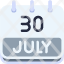 calendar-july-thirty-date-monthly-time-and-month-schedule-icon