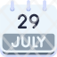 calendar-july-twenty-nine-date-monthly-time-and-month-schedule-icon