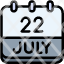 calendar-july-twenty-two-date-monthly-time-and-month-schedule-icon