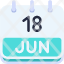 calendar-june-eighteen-date-monthly-time-and-month-schedule-icon