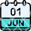 calendar-june-one-date-monthly-time-and-month-schedule-icon
