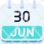 calendar-june-thirty-date-monthly-time-and-month-schedule-icon