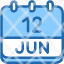 calendar-june-twelve-date-monthly-time-and-month-schedule-icon
