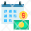 calendar-money-coin-day-business-icon