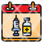 calendar-syringe-coronavirus-covid-vaccine-icon