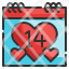 calendar-valentines-love-heart-february-romantic-date-icon