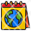 calendar-world-global-earthday-planet-icon