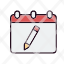 calender-edit-pencil-write-date-pen-schedule-icon