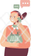calling-friend-chat-nostalgia-talk-happy-woman-avatar-character-icon