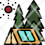 camping-tent-forest-travel-adventure-icon