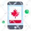 canada-cell-leaf-mobile-icon