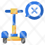 cancel-scooter-transportation-excercise-icon