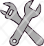car-cross-hardware-industry-service-workshop-wrench-icon