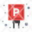 car-lot-parking-sign-icon