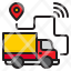 car-truck-delivery-wifi-location-icon