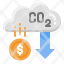carbon-credit-trade-decarbonisation-charging-market-tax-dioxide-icon