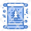 card-christmas-invitation-tree-winter-icon