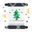card-christmas-invitation-tree-winter-icon