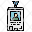 card-id-business-pass-identification-icon