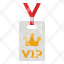 card-vip-identity-pass-party-icon
