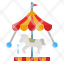 carousel-merry-go-round-funfair-icon