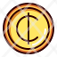 cedis-money-coin-currency-finance-icon