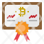 certificate-diploma-bitcoin-license-guarantee-icon