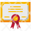 certificatediploma-certification-degree-patent-contract-award-medal-icon