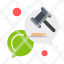 chat-dialogue-court-hammer-communication-icon