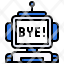 chatbot-filloutline-bye-bot-conversation-communications-icon