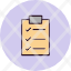 checklist-clipboard-document-empty-notepad-planning-project-icon