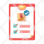 checklist-clipboard-package-report-restriction-shipment-icon