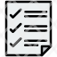 checkmarks-data-document-page-report-icon